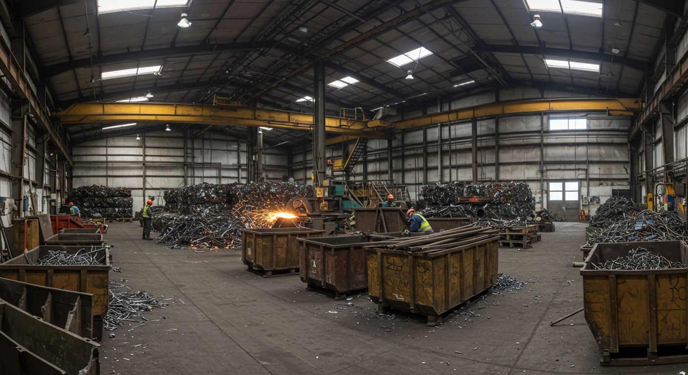 Демонтаж изделий из черного и цветного металла