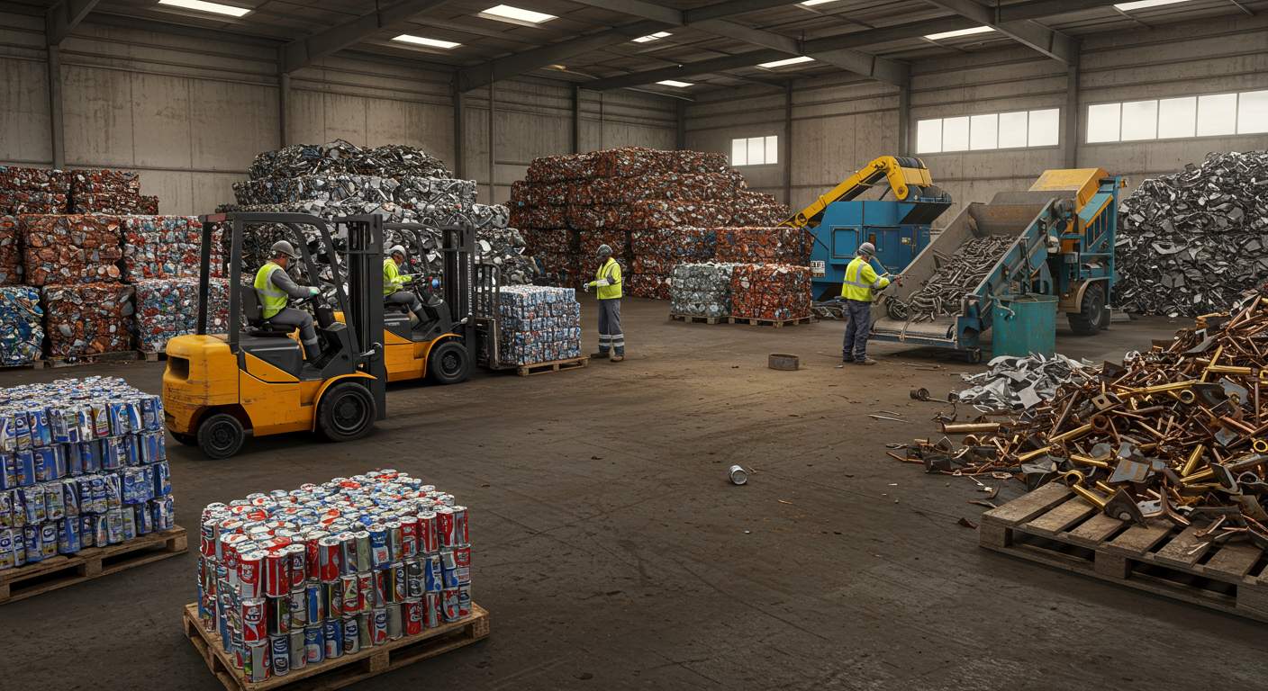 Сортировка и приём цветного металлолома на предприятии Приём цветного металлолома