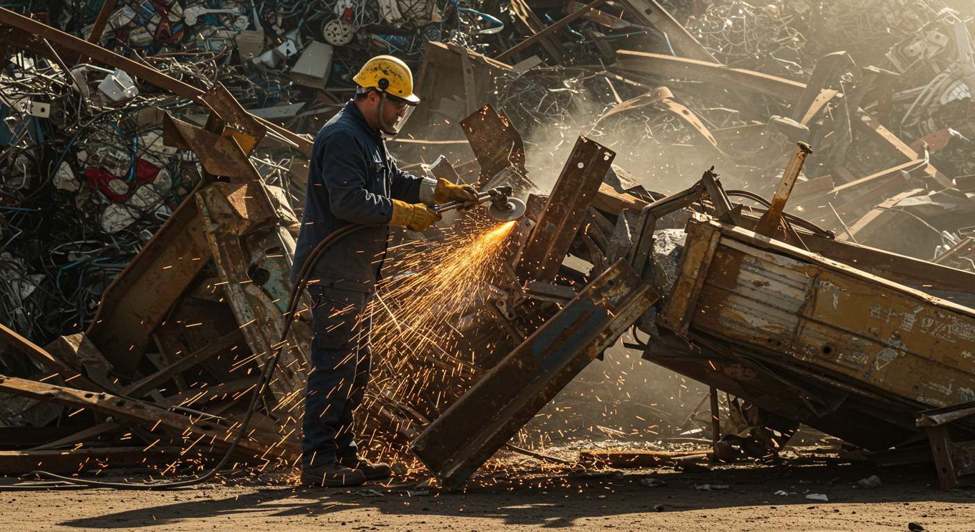 Профессиональный демонтаж изношенного металлолома Демонтаж изношенного металлолома