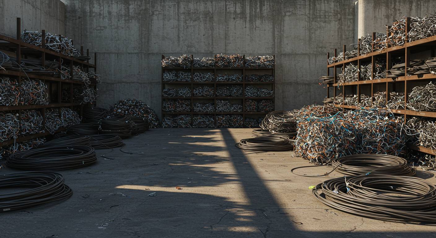 Приём кабельного лома