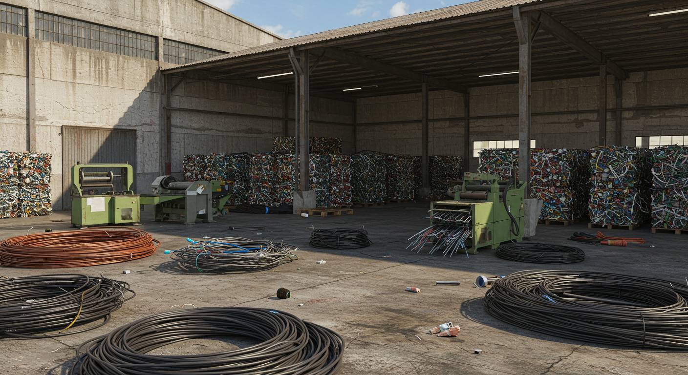 Сортировка и приём кабельного лома Приём кабельного лома